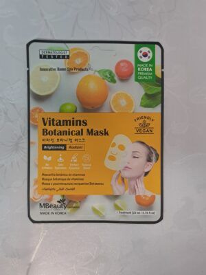Mascarilla botánica de vitaminas