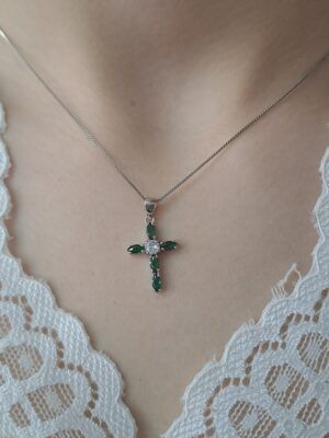 CRUZ CIRCONITAS VERDE