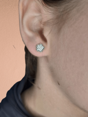 PENDIENTES FLOR BRILLANTE