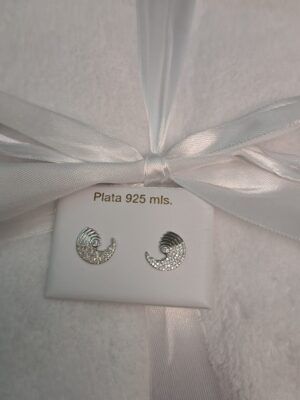 PENDIENTES BRILLO LUNAR